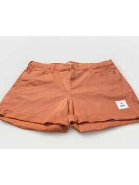 Old Navy Boyfriend Mid Rise Shorts Size 14, Brand New Peachy Orange for Golf etc